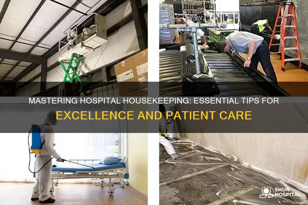 how to be a good housekeeper in a hospital