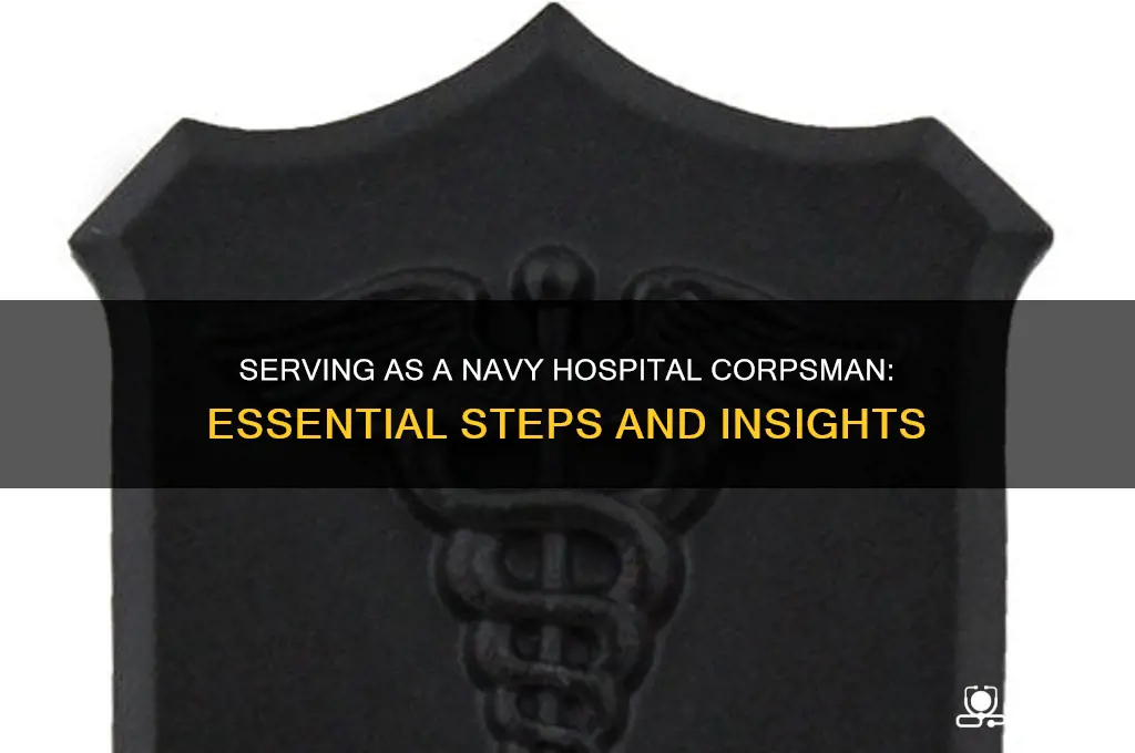 how to be a hospital corpsman in the navy