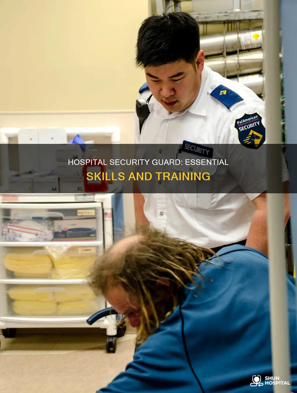 how to be a hospital security guard