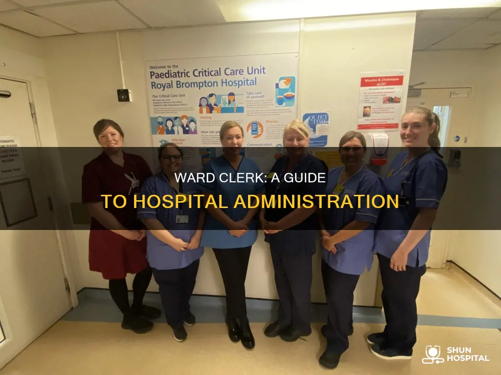 how to be a hospital ward clerk