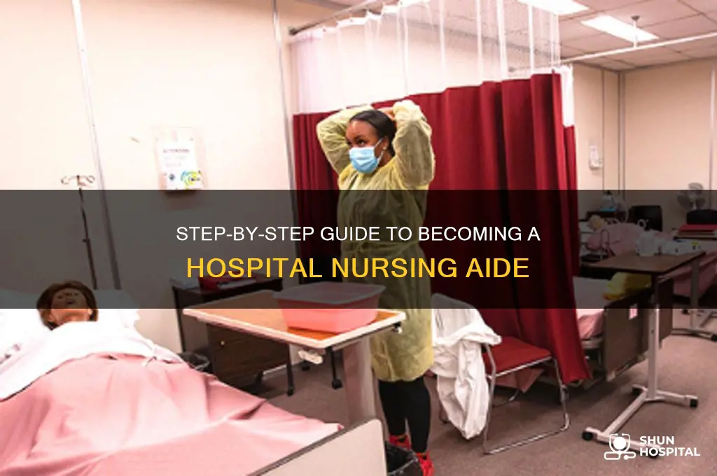 how to be a nursing aide at a hospital