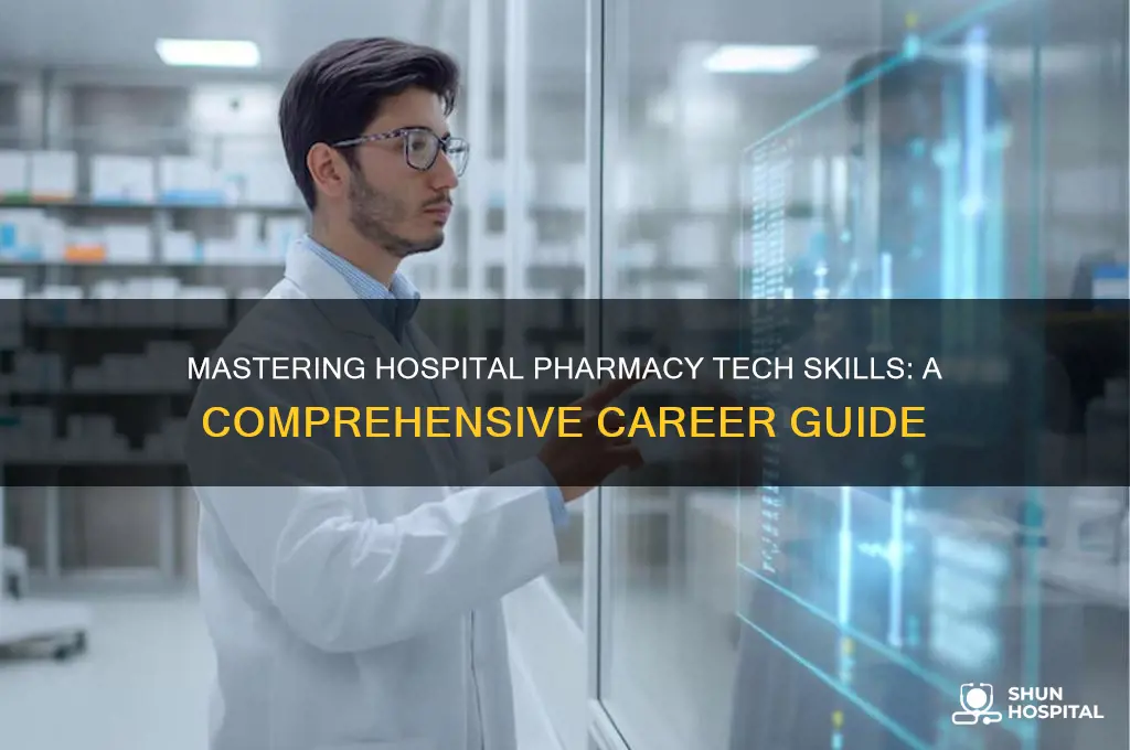 how to be a pharmacy tech in a hospital
