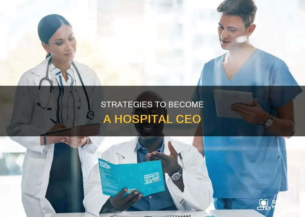 how to be ceo of a hospital