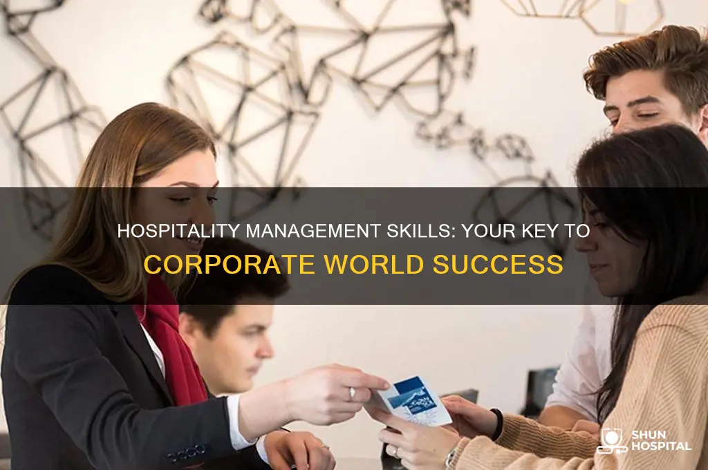 how to be in corporate world with hospitality management