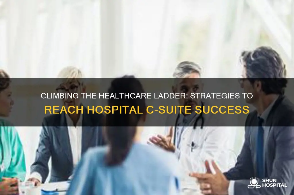 how to become a c suite of a hospital