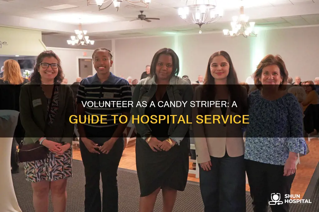 how to become a candy striper at a hospital