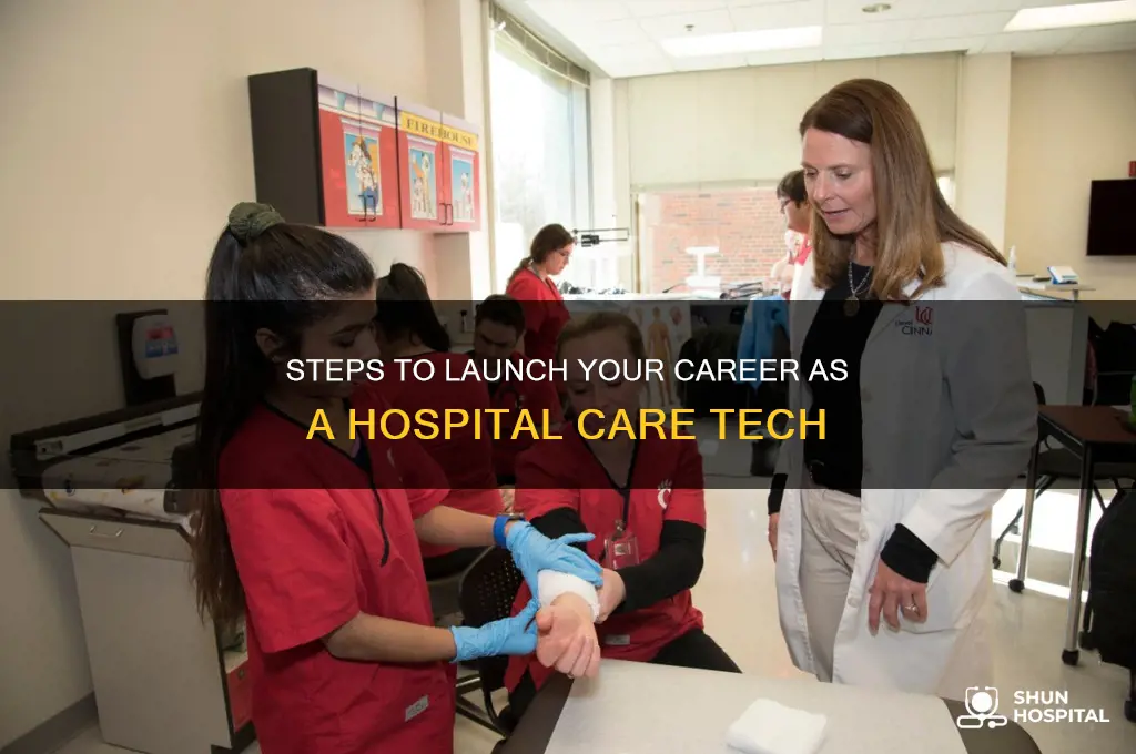how to become a care tech in the hospital