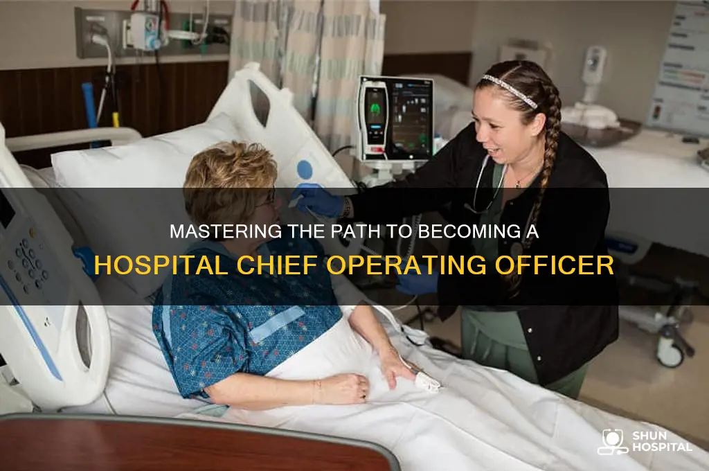 how to become a chief operating officer of a hospital