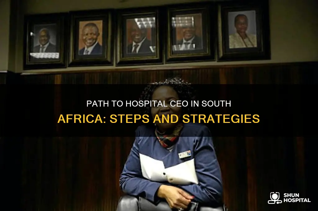 how to become a hospital ceo in south africa