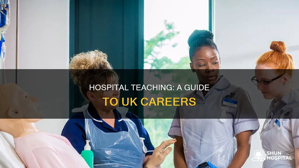 how to become a hospital teacher uk