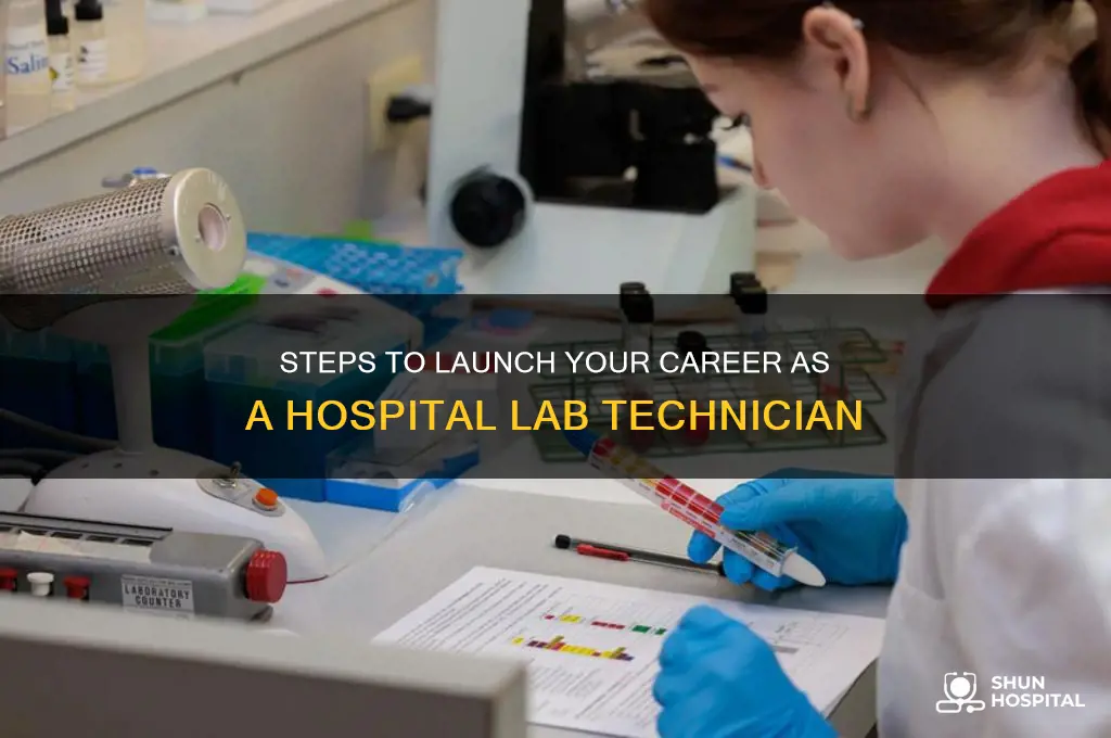 how to become a lab technician in a hospitals