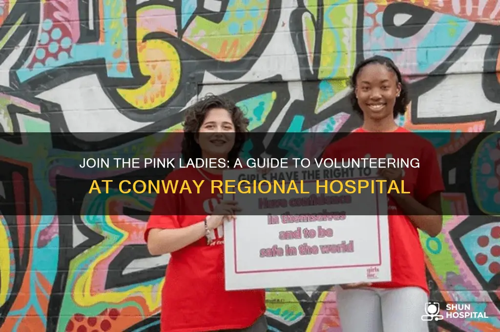 how to become a pink lady at conway regional hospital