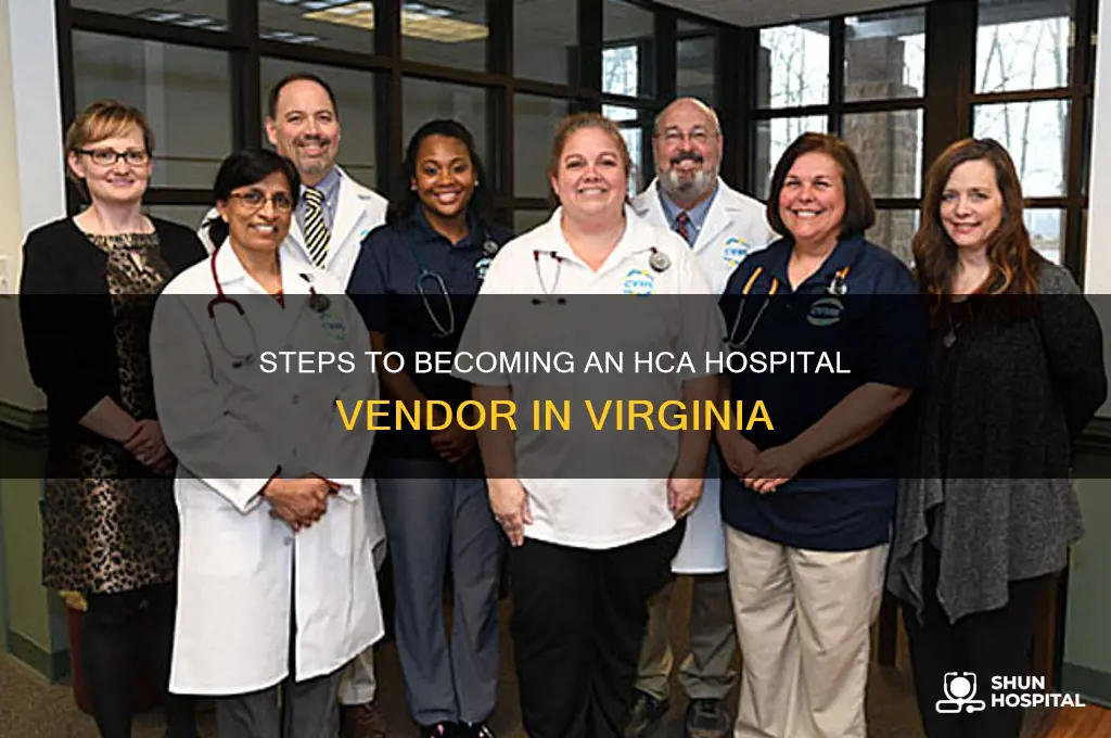 how to become a vendor for hca hospitals in virginia