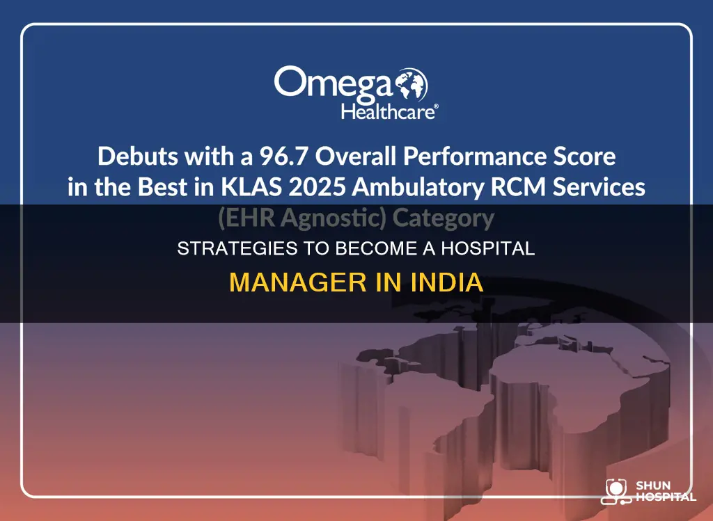 how to become hospital manager in india