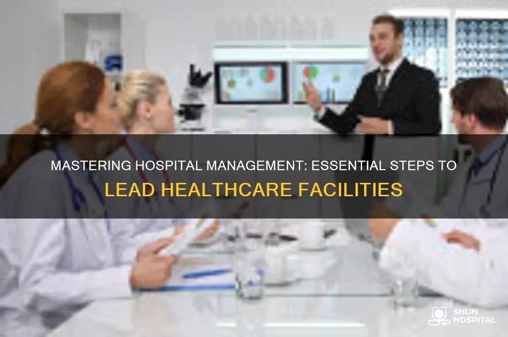 how to become hospital manager