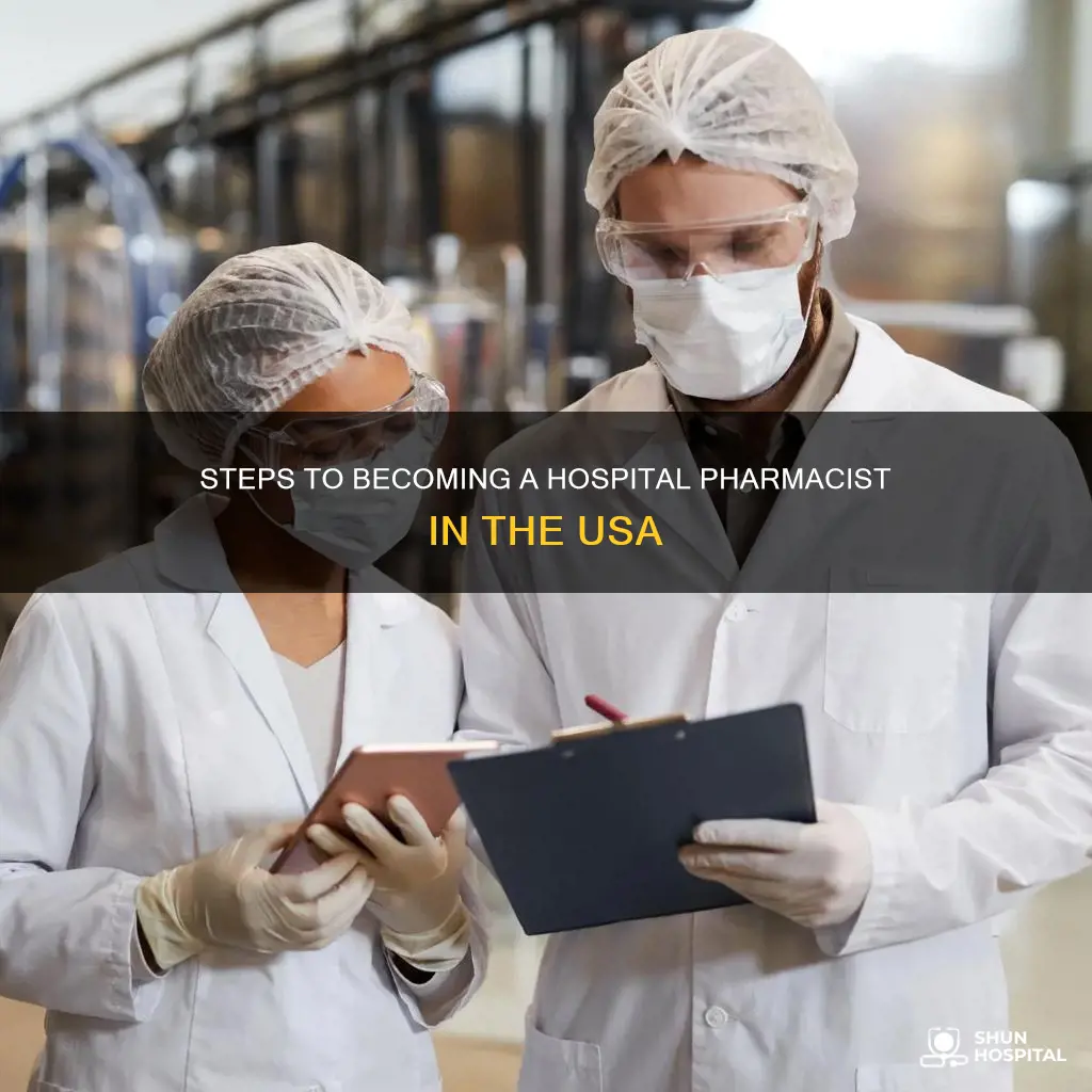 how to become hospital pharmacist in usa
