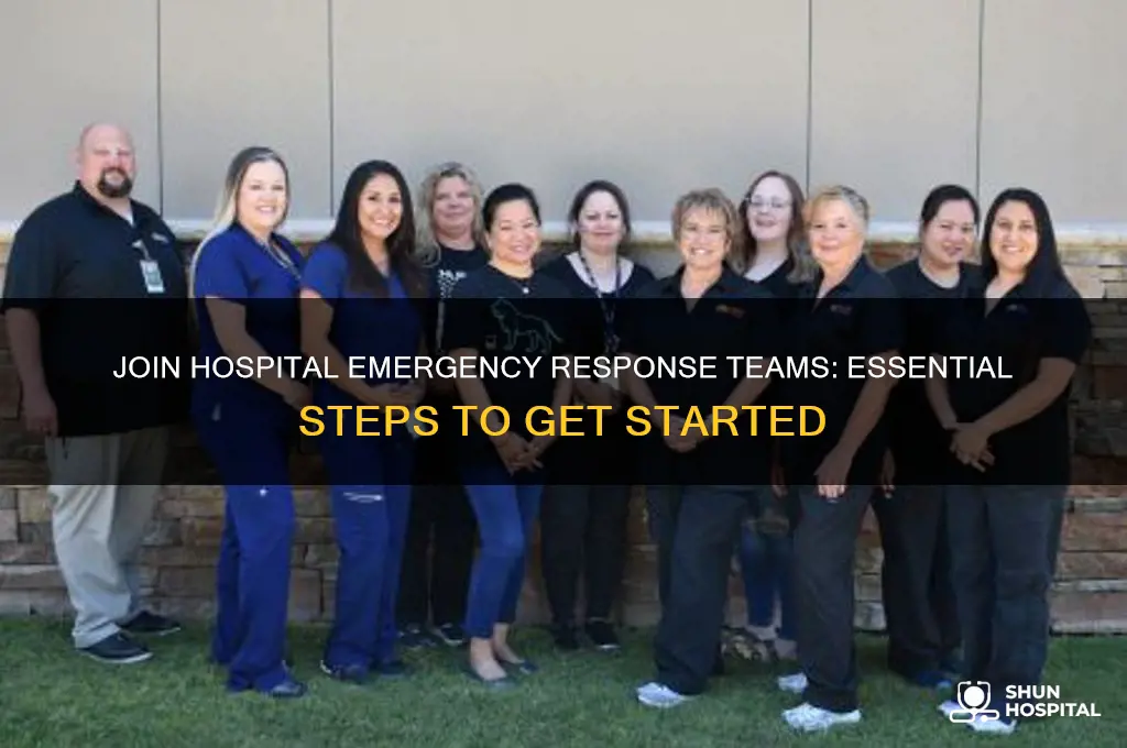 how to become member of hospital emergency response tram