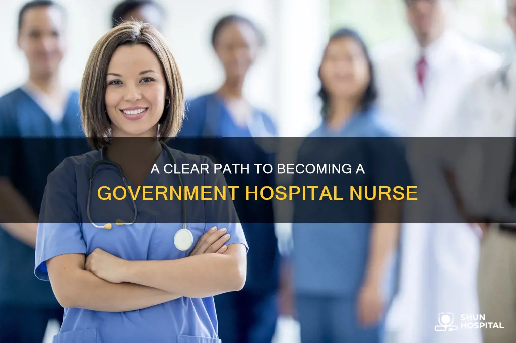 how to become nurse in govt hospital