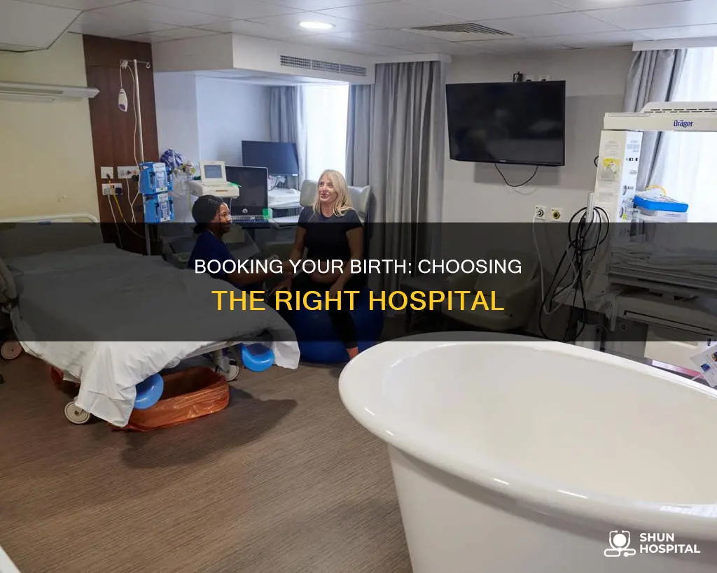 how to book a hospital for birth