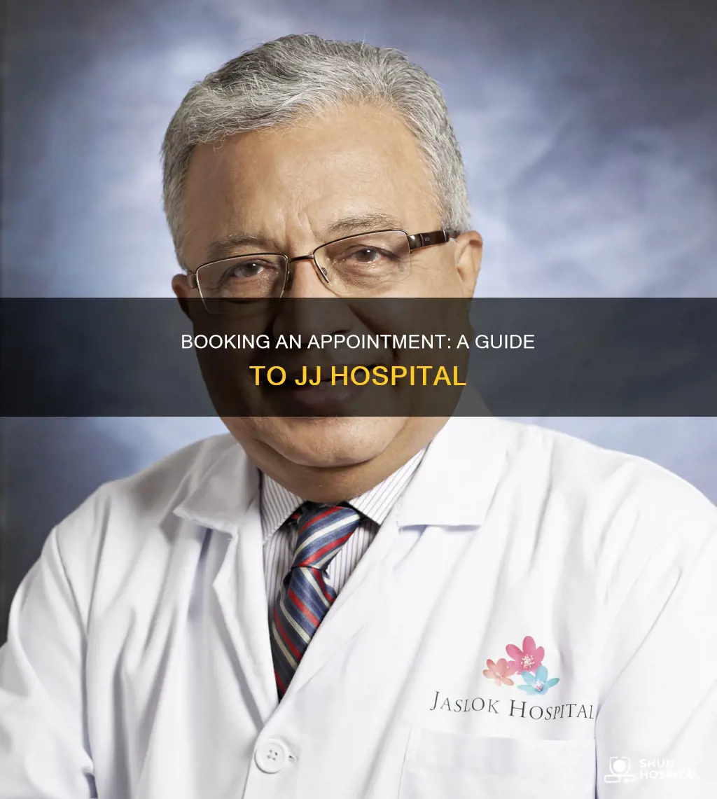 how to book appointment in jj hospital