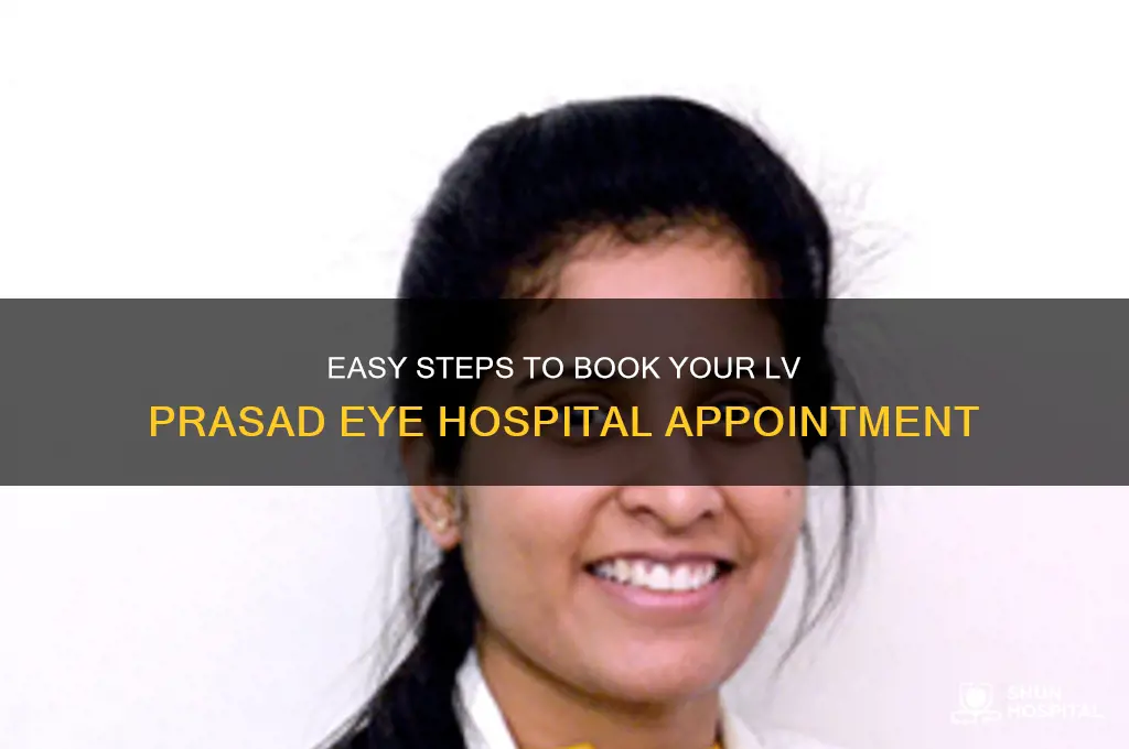 how to book appointment in lv prasad eye hospital