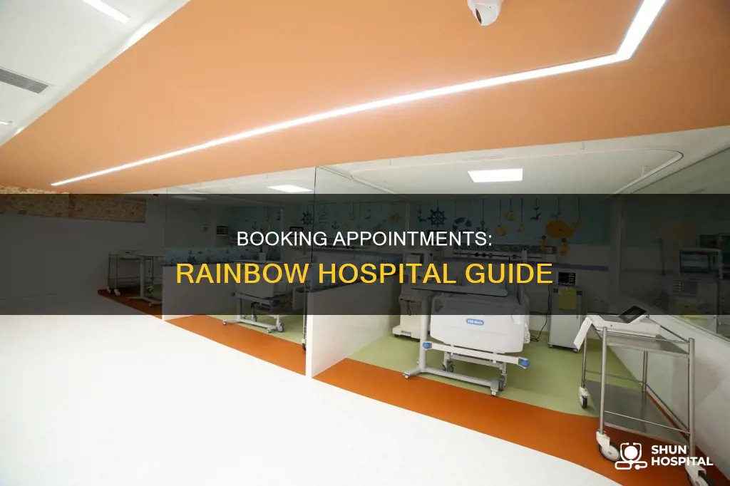how to book appointment in rainbow hospital