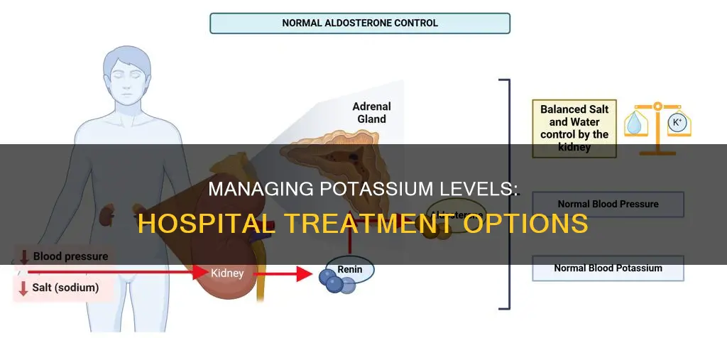 how to bring potassium down in hospital