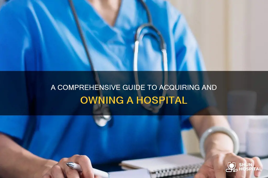 how to buy a hospital