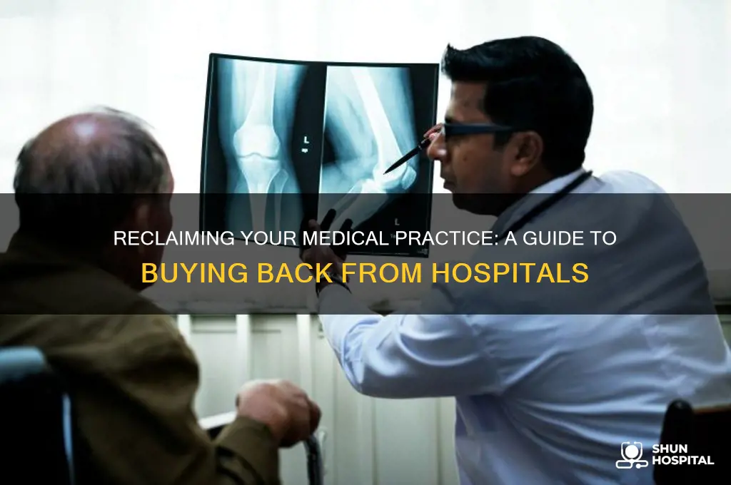how to buy back a medical practice from a hospital