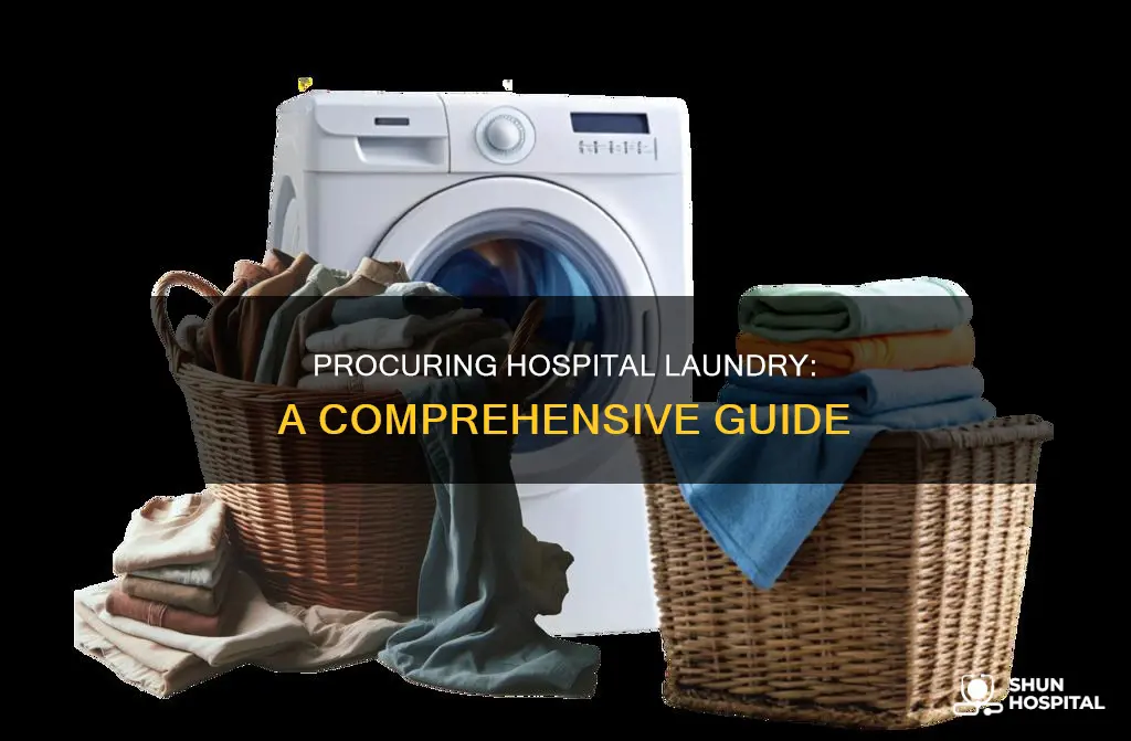 how to buy laundry for a hospital