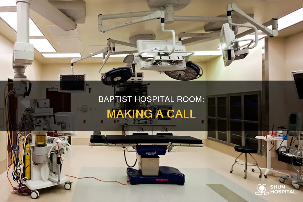 how to call a baptist hospital room