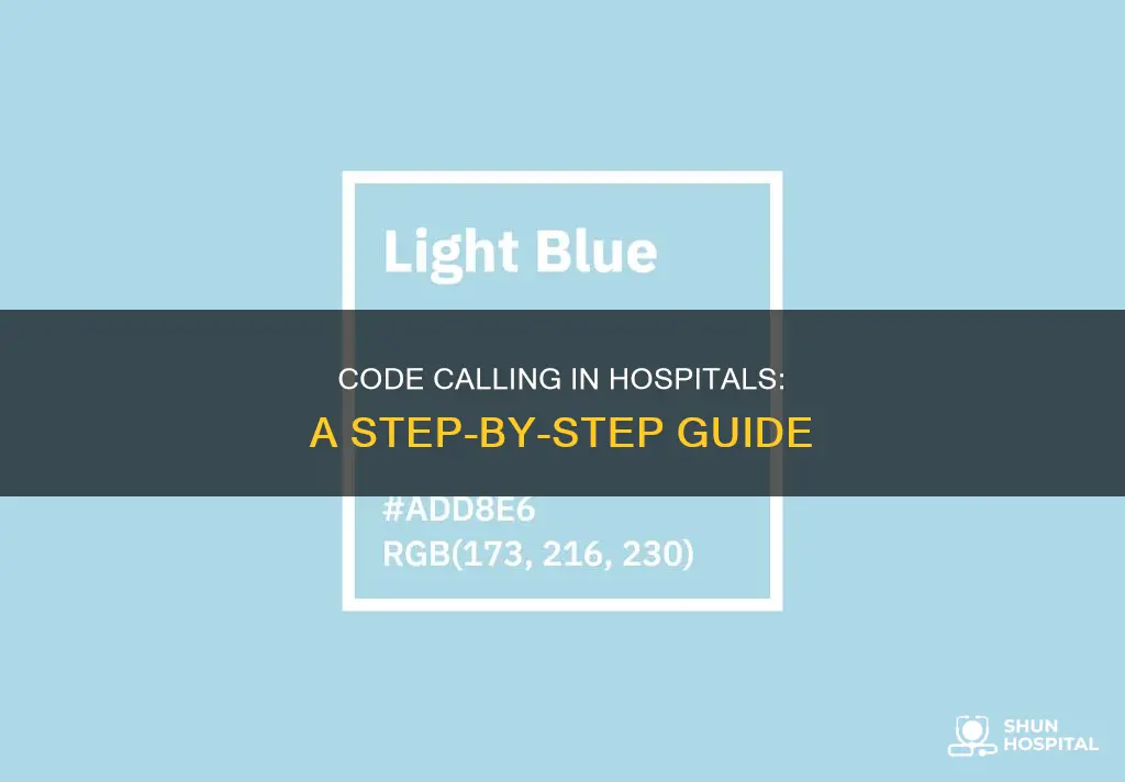how to call a code in hospital