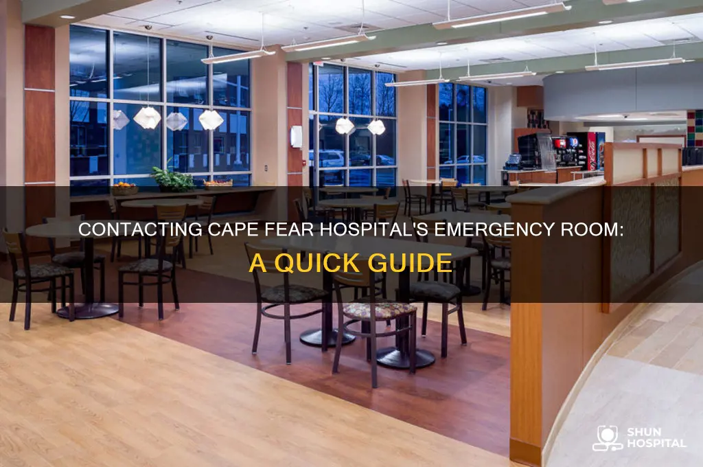 how to call a hospital emergency room cape fear hospital