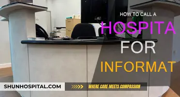 Hospital Information: A Guide to Calling Inquiries
