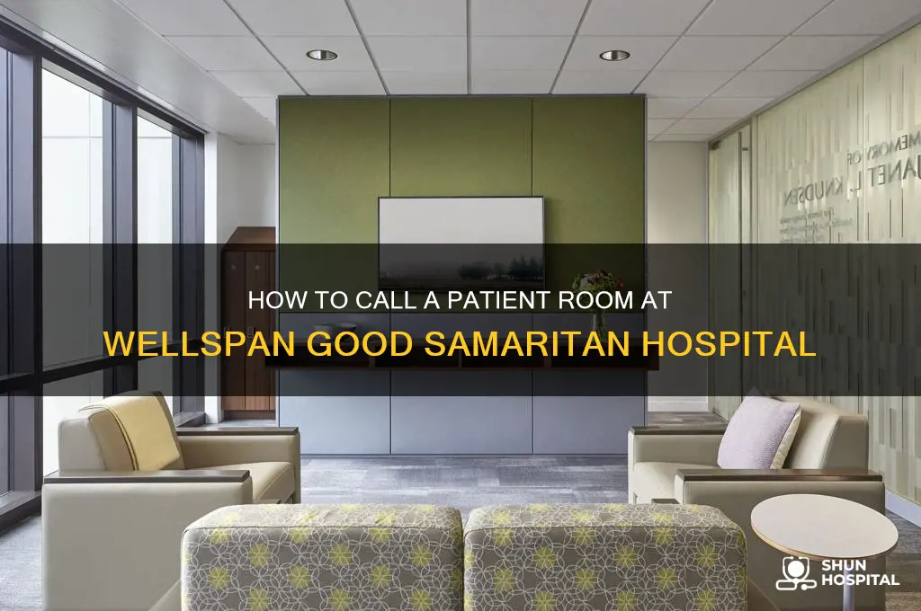how to call a room at wellspan good samaritan hospital