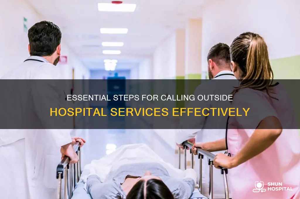 how to call outside hospital