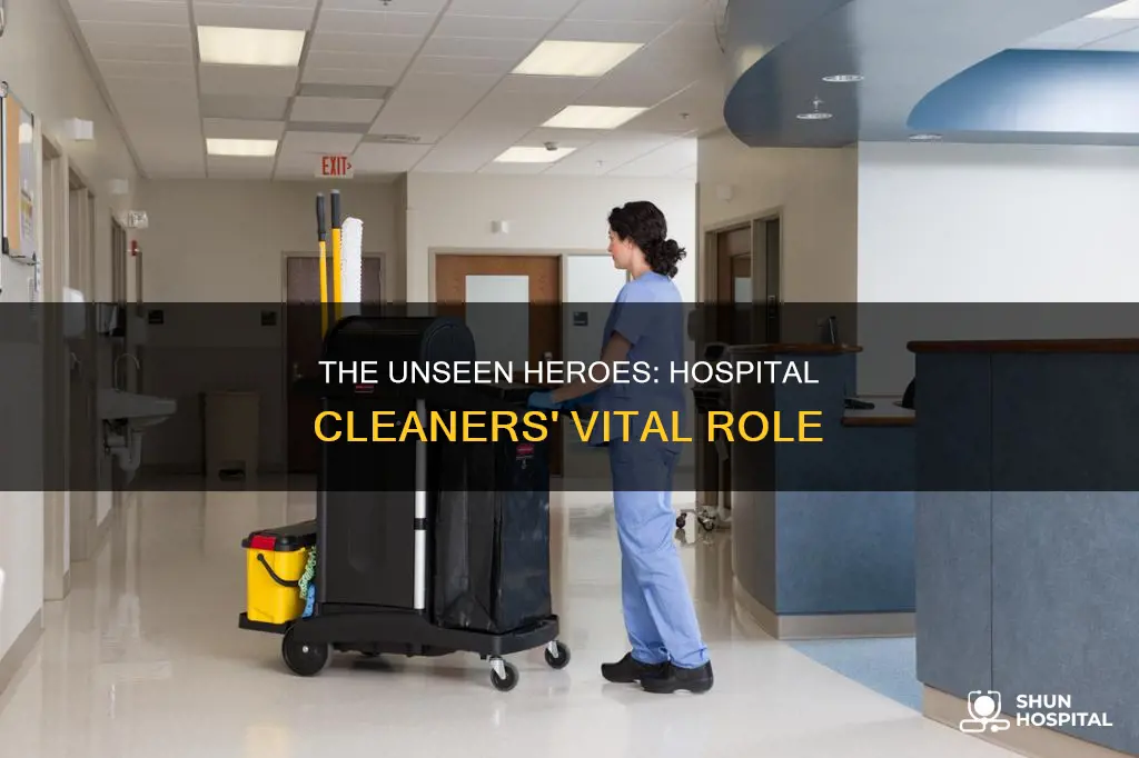 how to call people who clean hospitals