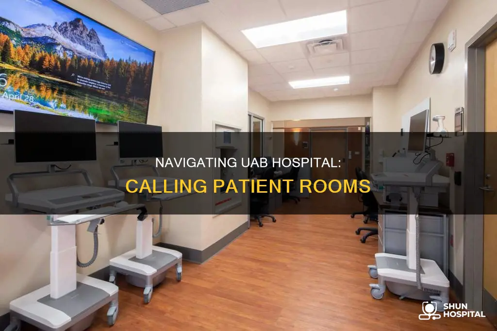 how to call rooms at uab hospital