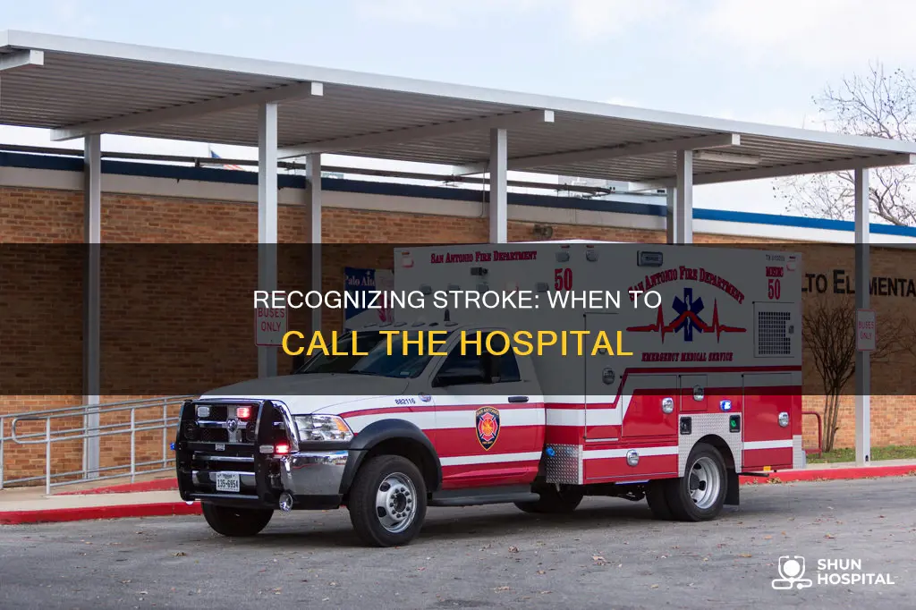 how to call stroke alrt at hospital