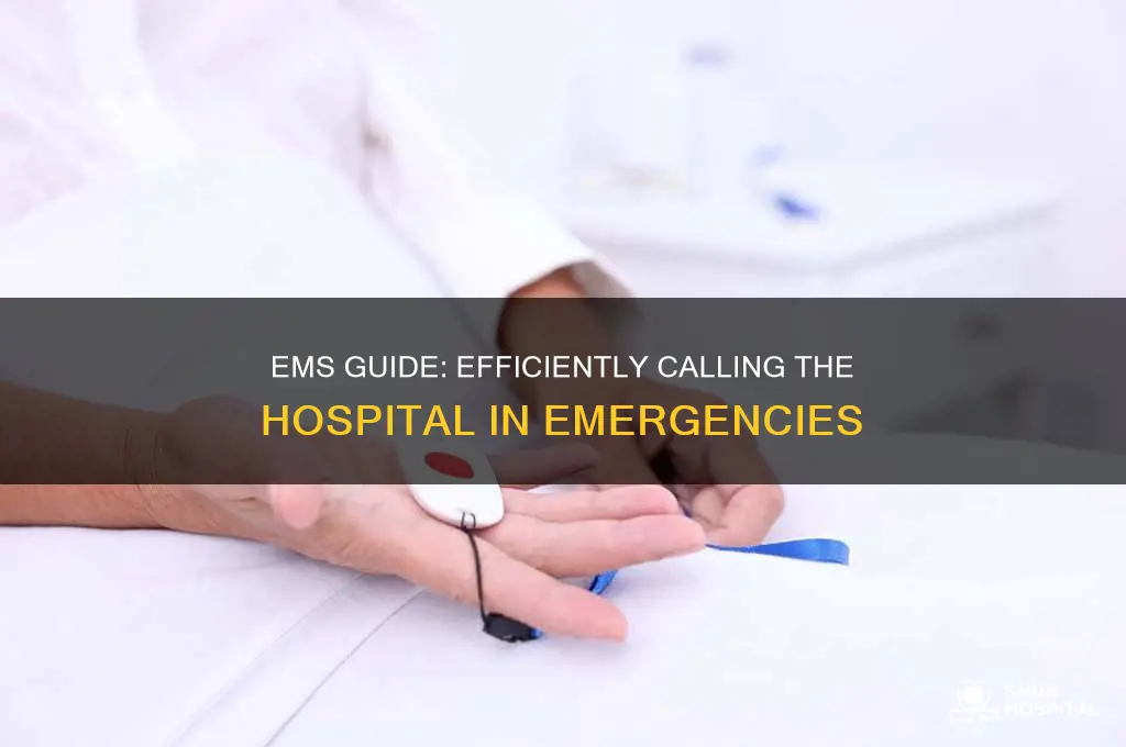 how to call the hospital when you