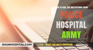 Understanding Proper Terminology for Key Institutions: Police, Hospitals, and Military