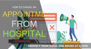 Cancelling Your Hospital Appointment: A Quick Guide