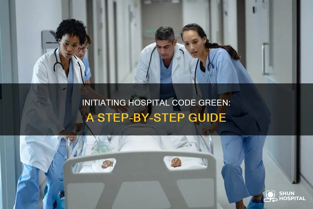 how to carry out hospital code green