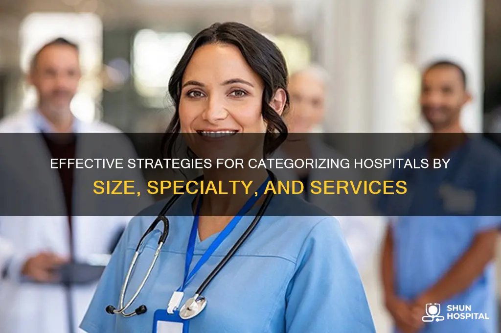 how to categorize hospitals