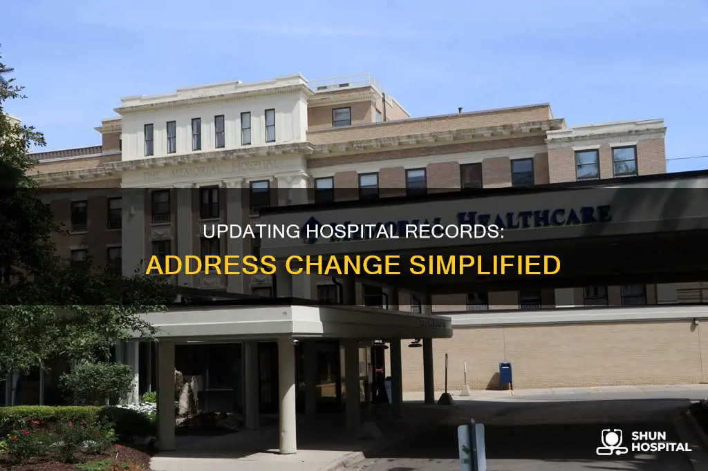 how to change address on hospital records