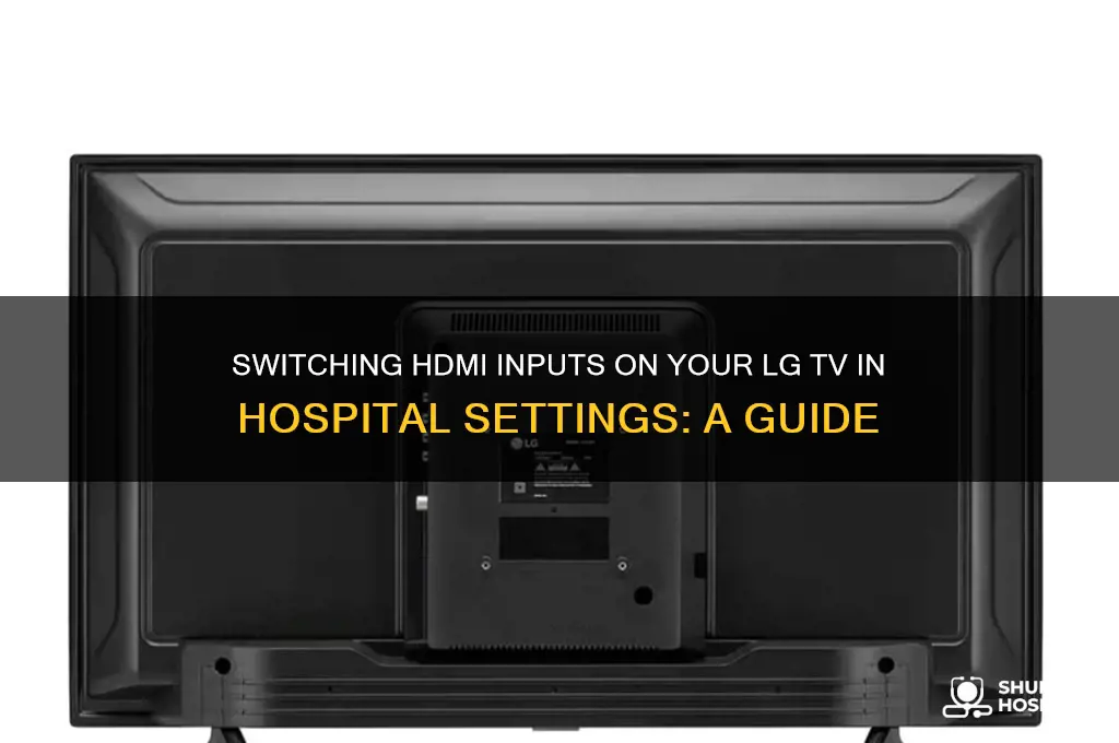 how to change hdmi on lg tv in hospital