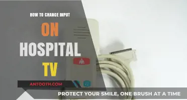 Adjusting Hospital Room TVs: A Simple Guide to Changing Inputs