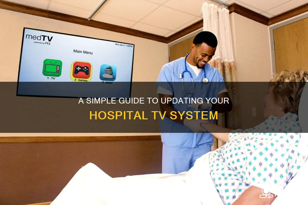 how to change the hospital tv id