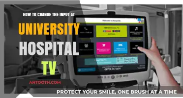 Quick Guide: Changing Input on University Hospital TV Easily
