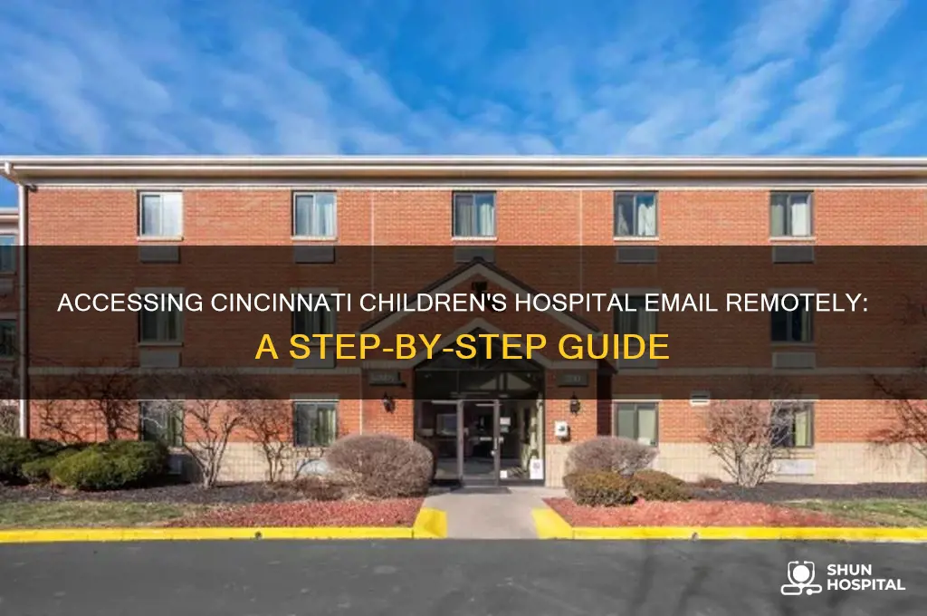 how to check email from home cincinnati childrens hospital